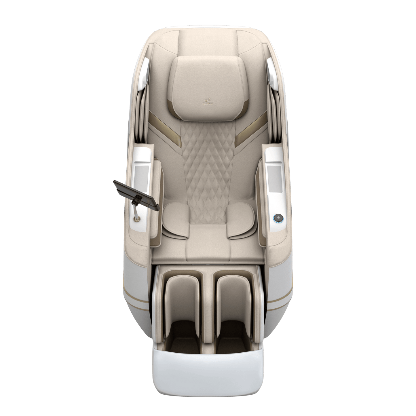 Twinstar Dual Engine Massage Chair Cream White