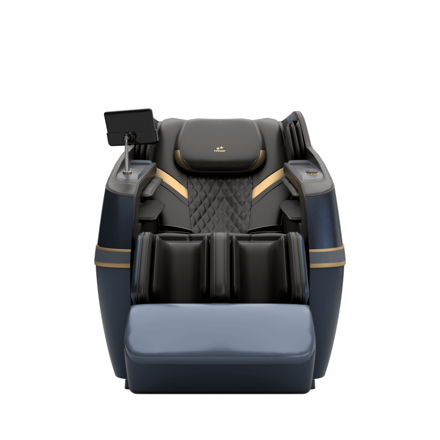 Twinstar Dual Engine Massage Chair Navy Blue