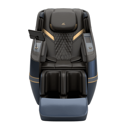 Twinstar Dual Engine Massage Chair Navy Blue