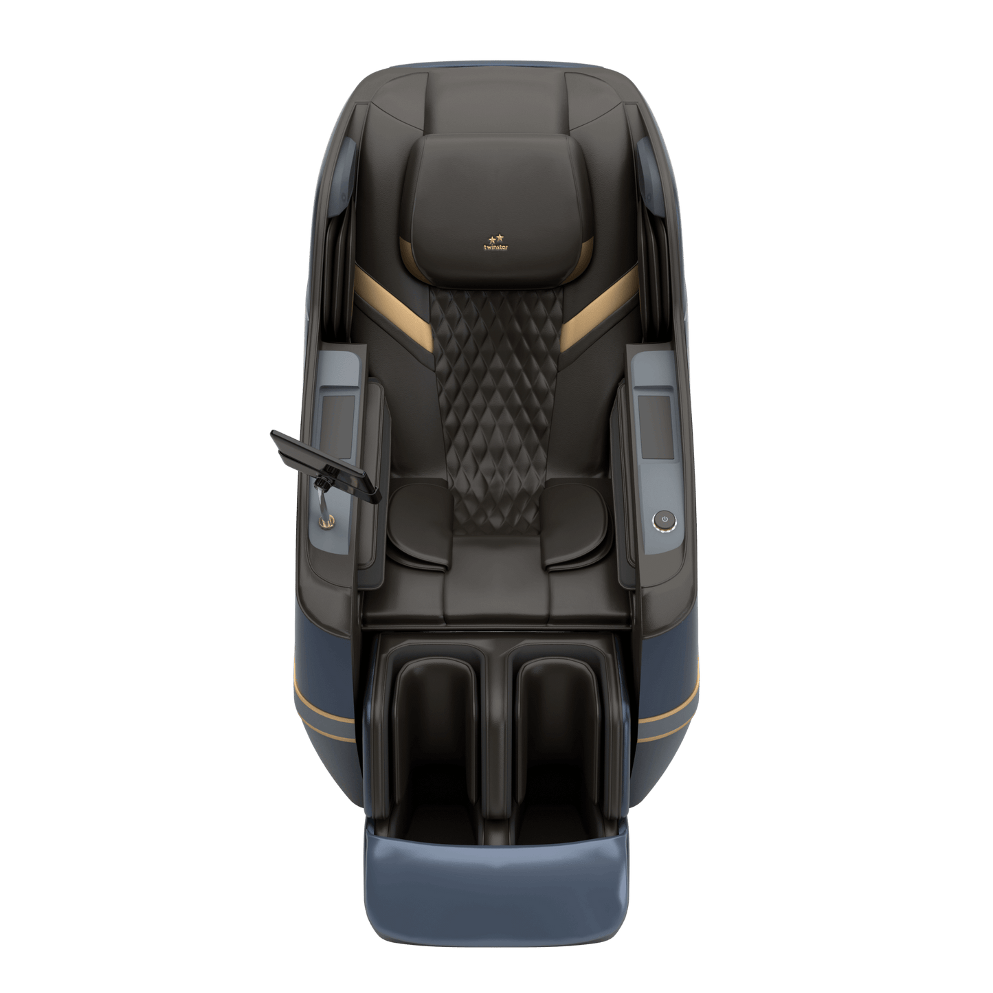 Twinstar Dual Engine Massage Chair Navy Blue